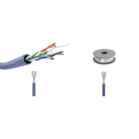 Goobay CAT 6a Unshielded Twisted Pair UTP Bulk Cable 100m - High-Speed Networking Solution (4040849960963)